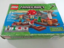 Retired New Sealed Box LEGO 21129 Minecraft The Mushroom Island Kit str17