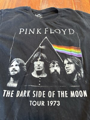 Pink Floyd Dark Side Of The Moon World 72-73 Tour Band T Shirt