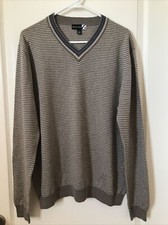 Saks Fifth Avenue men 100 Merino Wool Sweater Size XL  8A4CC