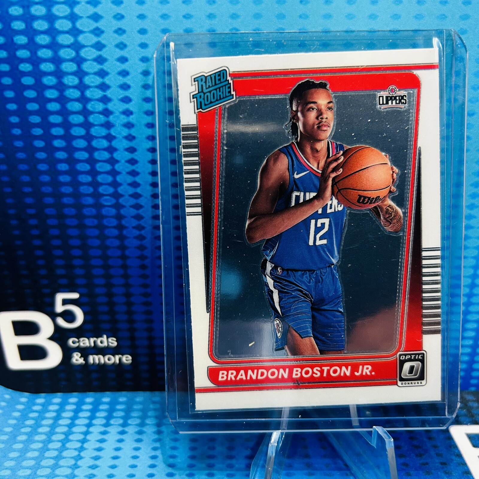 2021-22 Donruss Optic Brandon Boston Jr Rated Rookie RC #189 Clippers