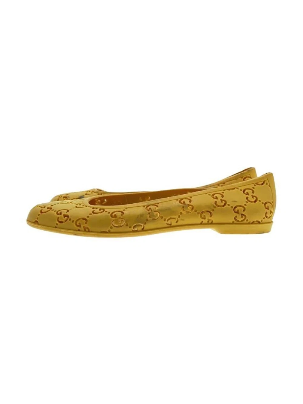 GUCCI GG Plus / Chaussures caoutchouc / Escarpins plats / 38 / YLW
