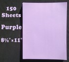 150 Sheets Purple Colored Paper 8½"x11" Color - NEW & Unused — photo 1