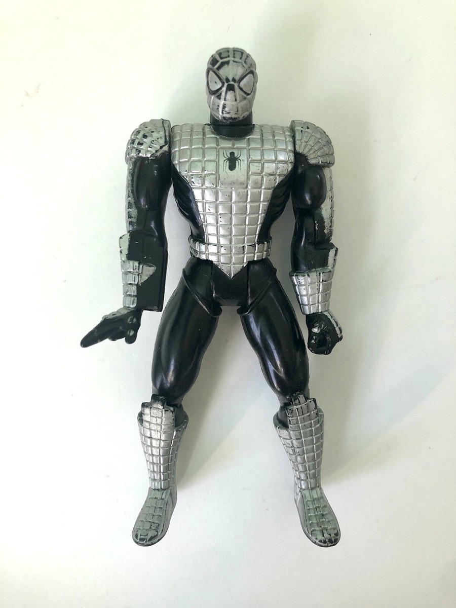 1994 Marvel Silver Spider-Man Super Web Shield Armor 5