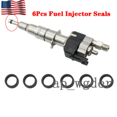 6-Piece Fuel Injector Seal Repair Kit For BMW N54 Engine - Fits 135i, 335i, 535i, X5, X6 & More Models