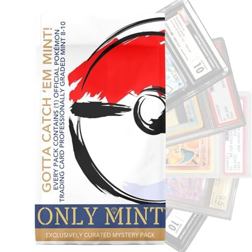 Ultimate Guaranteed 8-10 Mint Grade Pokémon Card Graded Trading