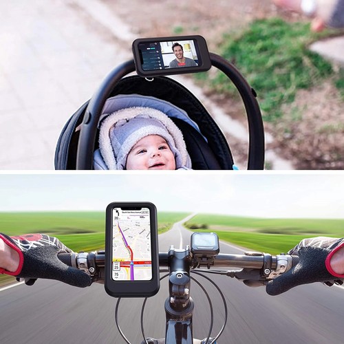 Motorcycle Phone Mount Holder Bike MTB Handlebar Waterproof Cell Phone Holder - Picture 10 of 14