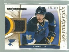   2007-08 Hot Prospects Hot Materials Red Hot #HMBB Brad Boyes (ref 83272)