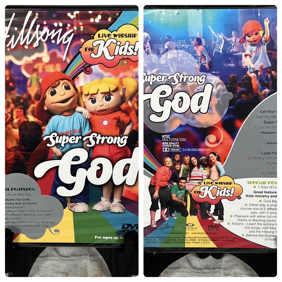 Hillsong DVD Super Strong God Live Worship for Kids Special