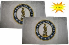 3x5 3’x5’ Wholesale Set (2 Pack) Army National Guard Emblem Crest Flag Banner