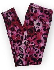 Lularoe Leopard Cheetah TC Leggings Animal Print Pinks Black White NWOT 