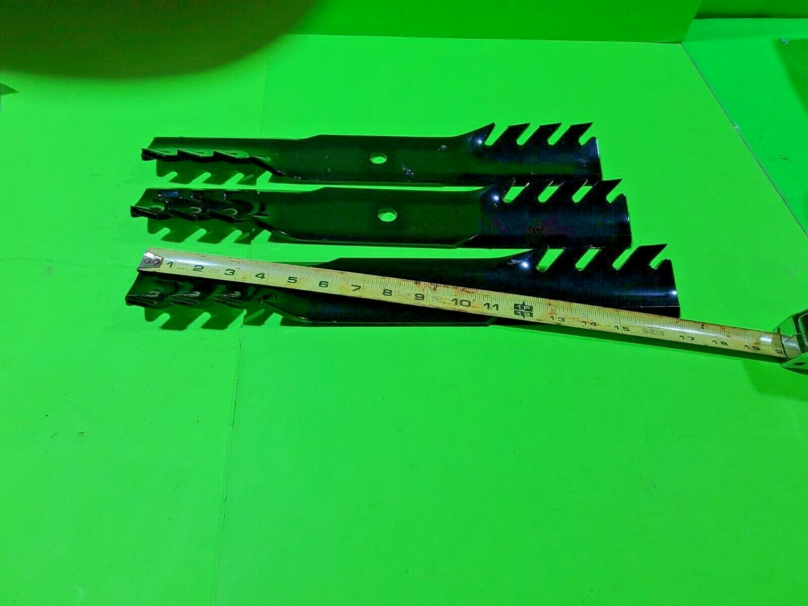 3 Pack Genuine Husqvarna 525507301 Gator Mower Blade Fits Z548 RedMax