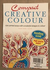 Compact Creative Colour Coloring Book Wonderful Designs 5 UK FREE SHIPPING JB