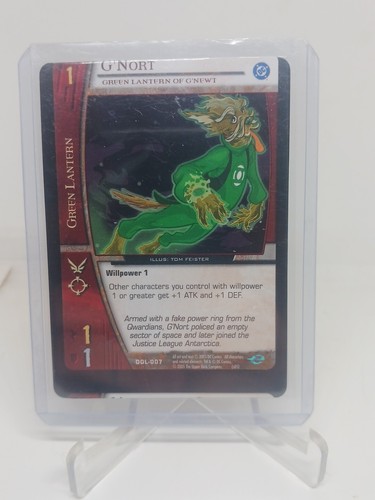 Vs. System - G'nort - Green Lantern - Error - Miscut - Upper Deck - DC - Picture 2 of 7