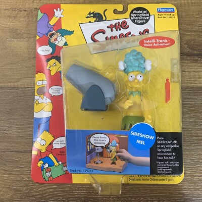 The Simpsons Sideshow Mel World Of Springfield Interactive Action Figure 2001