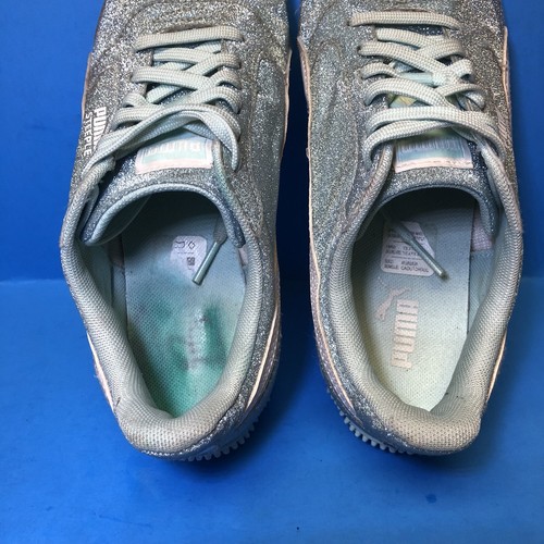Puma Steeple GLITZ AOG Light Blue Glitter Size 5 US Women’s Sneaker Shoe - Picture 7 of 12