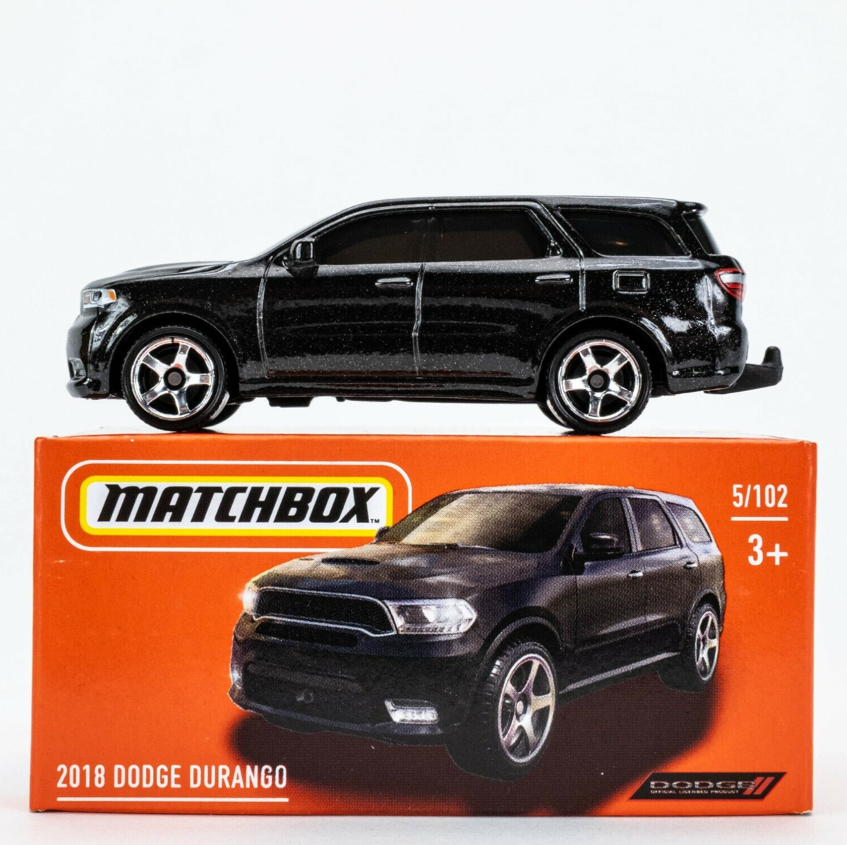 2022 Matchbox Power Grabs #5 2018 Dodge Durango BRILLIANT BLACK