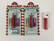 Lot of 3 PEZ Target Bullseye Dog (2013) NOC + Santa Bullseye Dog (2014) Loose