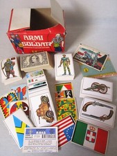 ARMI E SOLDATI-EDIS 1971-FIGURINA a scelta (1/300)-RETRO BLU-NUOVA/MAI INCOLLATA