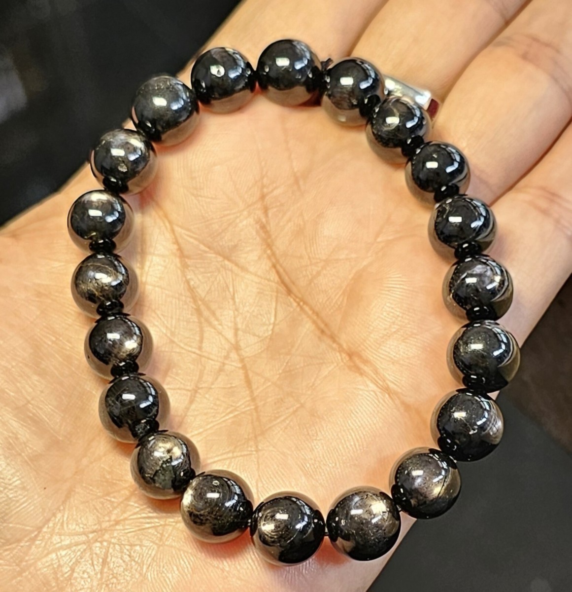 NCTヘチャンPICK[Haleine]Gemstone l Bracelet Black VA207 NCTヘチャンPICK[Haleine]Gemstone l Bracelet Black VA207