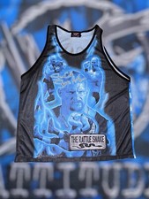 Camiseta deportiva vintage 1999 WWF Attitude Stone Cold Steve Austin Skull Dx malla para hombre XL