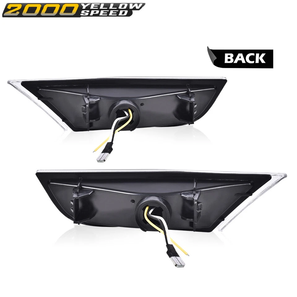 Fit For 2018-2022 Honda Odyssey LED Sequential Signal Side Marker Lights New Foto 3 de 4