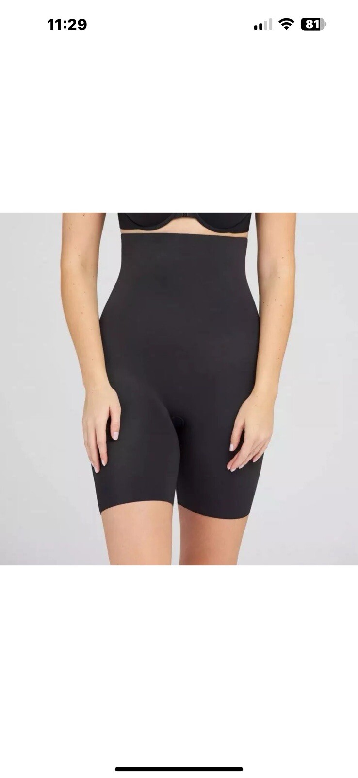 Assets Spanx Shaping High Waisted Mid Thigh Short Assets By Spanx