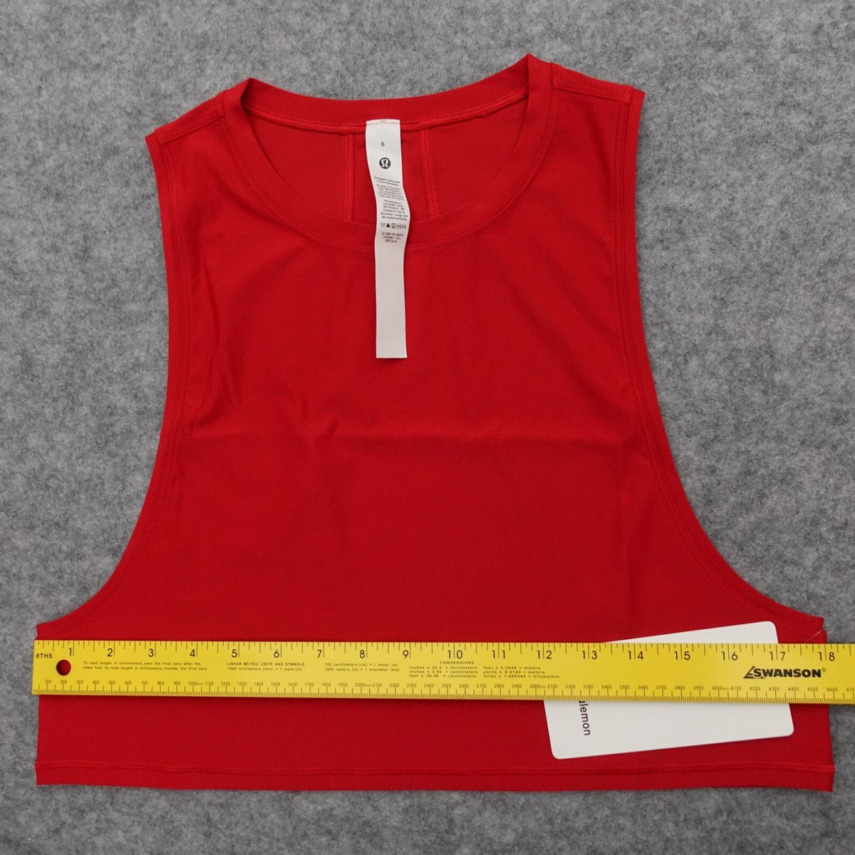 New Lululemon Muscle Love Crop Tank Tough CRMS Crimson Red
