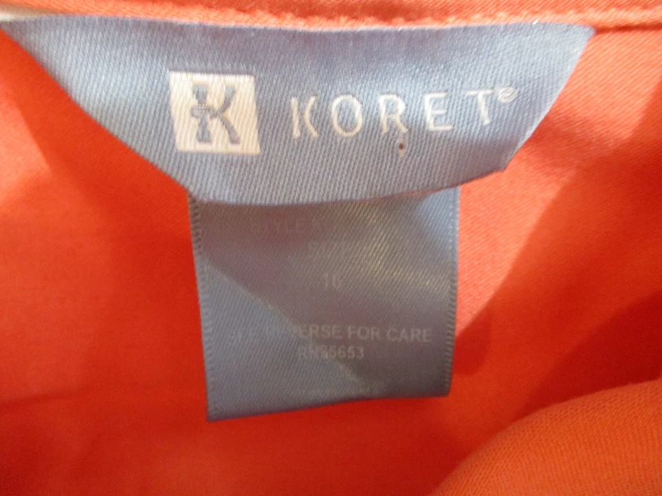 Chaqueta Koret para mujer 16 rosa con cuello abotonado manga larga poliéster liso Foto 4 de 4