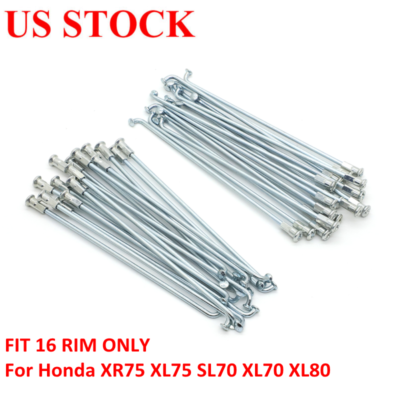 For Honda XR75 XL70 SL70 XL80 XL75 16 RIM Front Wheel Spokes