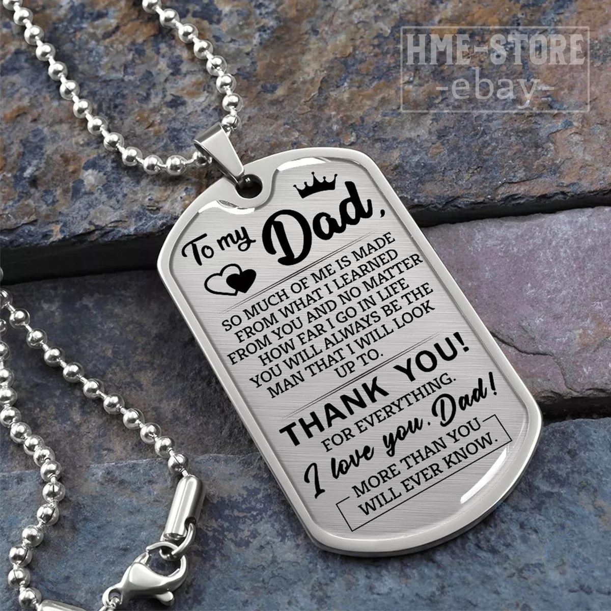 Necklace for dads outlet