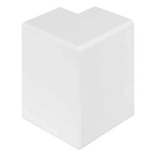 Mono 10 Up/Down External Bend in White 100x50mm Trunking, Marshall Tufflex EXB10