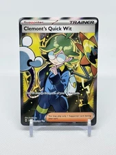 Clemont's Quick Wit 229/191 Surging Sparks Ultra Rare Holo
