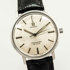*Vintage 1960s* OMEGA Seamaster De Ville Cal.600 Manual Winding Silver 33mm Mens 3