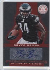 2012 Totally Certified Platinum Red 180/290 Bryce Brown #109 Auto 0m0