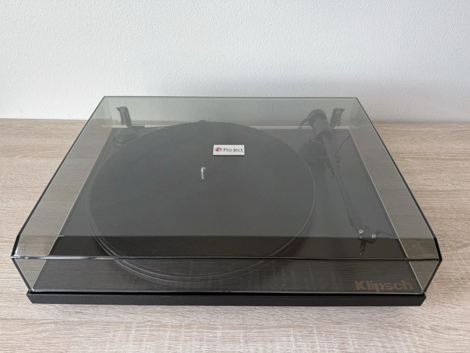 Rare Klipsch Pro-Ject Turntable Belt Drive Ortofon OM-5E Cartridge - See Video - Image 4 of 4