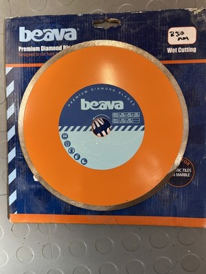 BEAVA DIAMOND TURBO 230mm RAD/PORZELLAN FLIESEN TRENNSCHEIBE 4 FRÄSER & SCHLEIFER