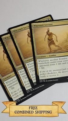 4x Wayward Servant Amonkhet Regular