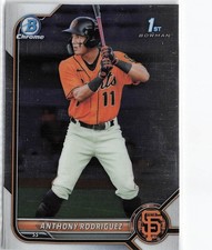 2022 Bowman #BCP-26 Anthony Rodriguez Chrome Prospects