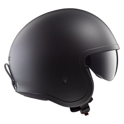 LS2 Spitfire II Solid Matte Black Full Face Helmet Size XL
