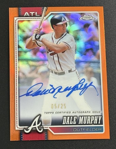 Dale Murphy #CLA-DMU 2025 Topps Chrome Legend Autograph card