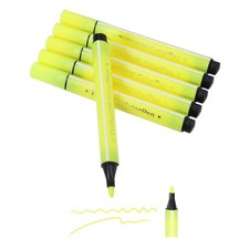 Colored Markers, Light Yellow 6 Pack Washable Coloring Markers Water Color Pens