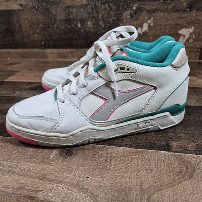 Vintage Diadora Anni 90 Tennis Shoes Sneakers Mens 10 White  display picture 1