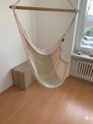 La Siesta Habana Hängesessel Comfort Latte Bio-Baumwolle 360° Hängestuhl 130kg