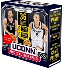 2024-25 PANINI UCONN COLLEGIATE BASKETBALL HOBBY BOX FACTORY SEALED