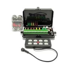 DaierTek 8 Gang RGB LED Switch Panel Pod | Dimmable Touch Control 