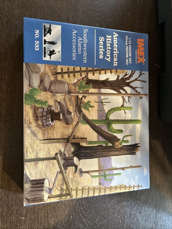 Imex #533 Southwestern Alamo Accessories Set 1/72 scale plastic model kit NIB