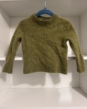 Crewcuts Mustard olive Cashmere Sweater Toddler Size 2-3
