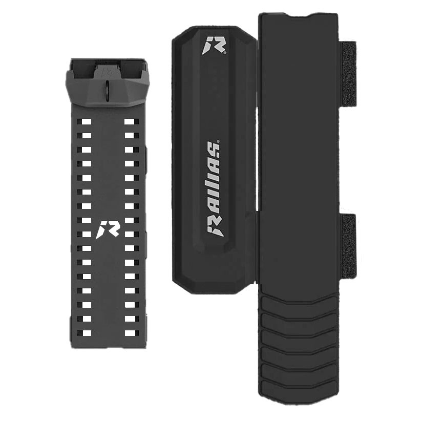 Спортивные рейки Railias SportRail с накладкой для ремня короткие черные NLS 16490₽