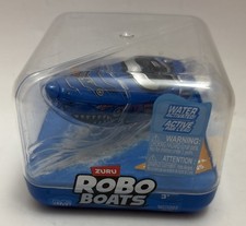 Zuru Robo Alive Robo Boat Blue Robotic Water Activated Shark Face