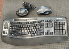Microsoft 5000 Wireless Laser Keyboard  Mouse  Dongle TESTED